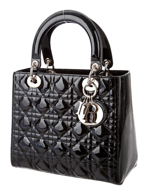 christian dior handbag black|christian dior lady handbag price.